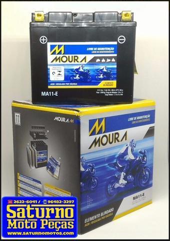 Bateria ma11-e Moura Xj6 xt660 ninja Yamaha promoção entrega mecânico reboque
