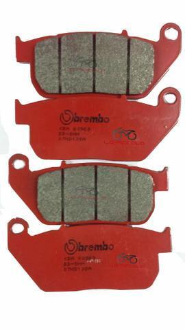 Pastilhas de Freio Brembo modelo 07hd13sa para Harley Sportster ano 04 à 13