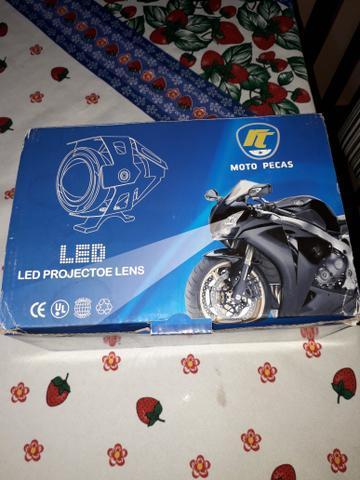 Farol led auxiliar moto