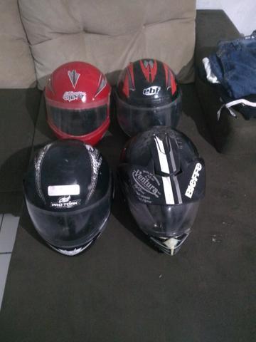 4 capacete por 20p