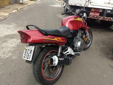 Moto CB 500 Vermelha - Linda - 2001