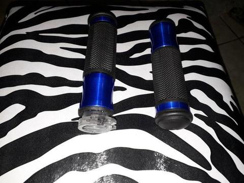 Manopla Azul para CG Yamaha e Suzuki