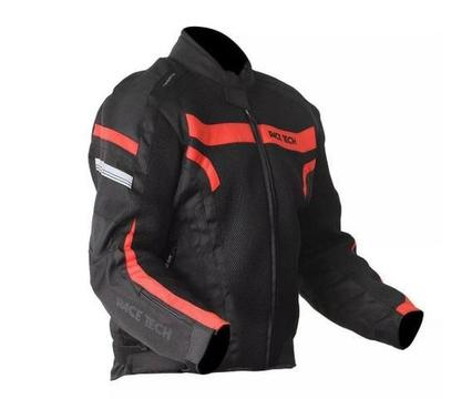 Promoção* Jaqueta Moto Race Tech Eagle Air Black/Red ,00 Reais