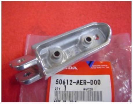 Pedal apoio dir cb500f/x/r 2013 à 2016