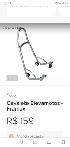 Elevamotos Framax dianteiro e traseiro