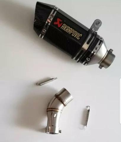 Escapamento esportivo Akrapovic Yamaha R3 e MT 03