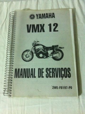 Manual de serviço, manual de oficina, original, 0km, para a yamaha v-max 1200 !!