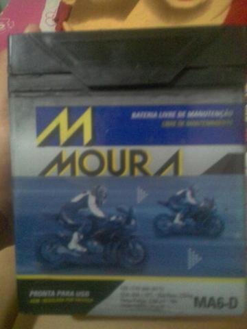 Bateria moura de 6Ah para moto