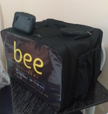 Bag/bolsa para entrega de comidas suporte de celular para moto e bike