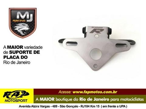 Suporte De Placa Mj Racing para Bmw S-1000r Preto