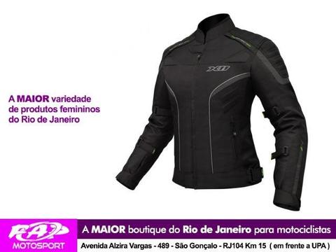 Jaqueta Moto X11 Iron 2 Preta Impermeável Feminina