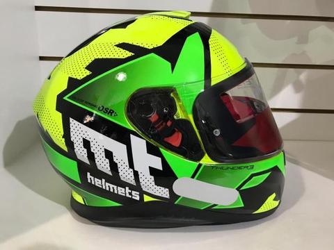 Capacete MT Thunder 3 Torn Yellow - Green