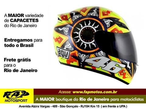 Capacete Agv K-3 Top Suzuka 02 - Réplica Valentino Rossi