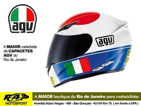 Capacete Moto Agv Fechado K-3 Valentino's Heart