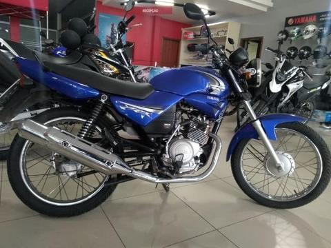 YBR 125 K 2008 azul , linda moto, bem inteira na yamavale motos / yamaha  - 2008