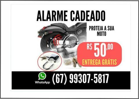 Alarme Cadeado Proteja a sua Moto