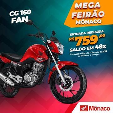 CG FAN 160 START -Moto Honda CG FAN 160 START, Ano e Modelo 2019 - 2019