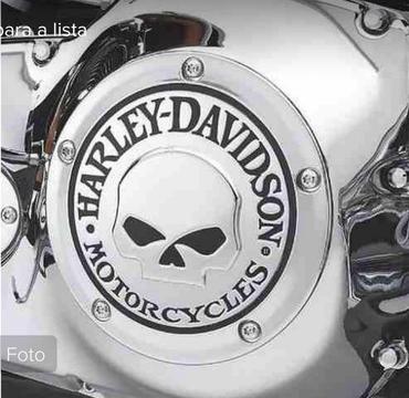 Tampa primária Willie Skull original Harley Davidson Dyna