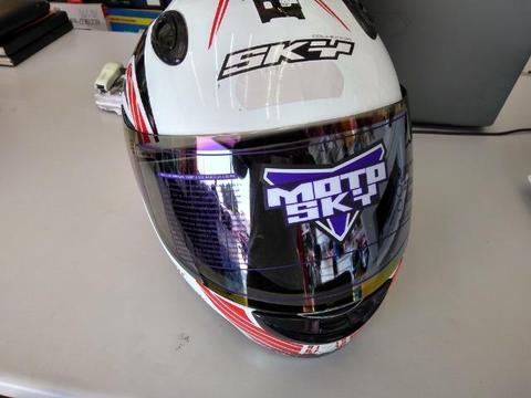 Capacete motosky com viseira camaleão entrega em todo rio