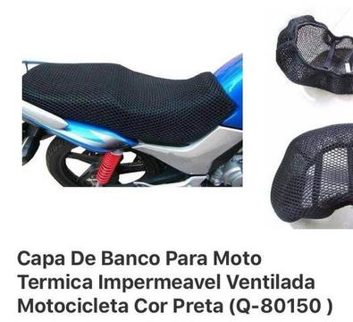 Capa térmica impermeável banco moto