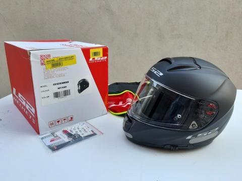 Capacete Ls2 Vector Ff397 Monocolor Black - Tam 56