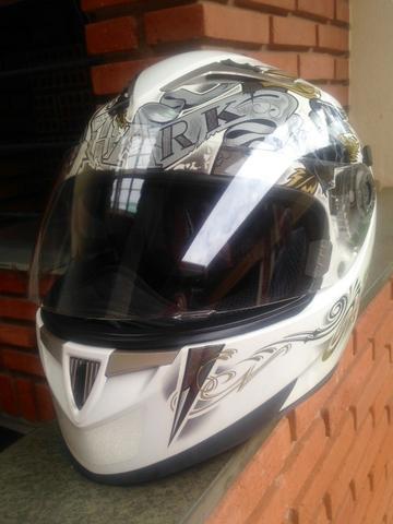 Capacete Shark S900 Glow, white, tamanho 58 (está em Rio Claro, SP)