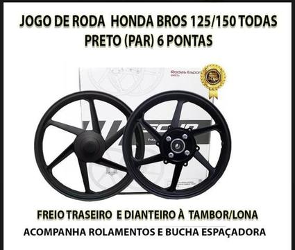 Roda Bros 125/150 Bros lona Tambor HONDA promoção entregas Saturno motos