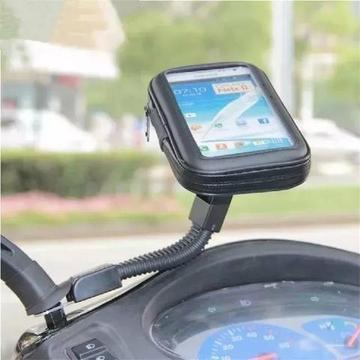 Suporte a prova d'água p/ celular GPS Ideal p/ Biz scooter
