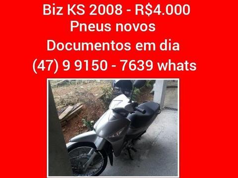 Ano 2008 biz KS Honda - 2008