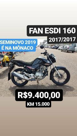 Moto Fan 160 ESDI modelo e ano 2017 - 2017
