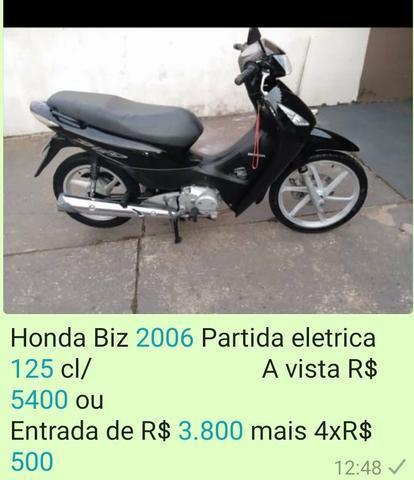 Honda Biz Partida eletrica 125 cl - 2006