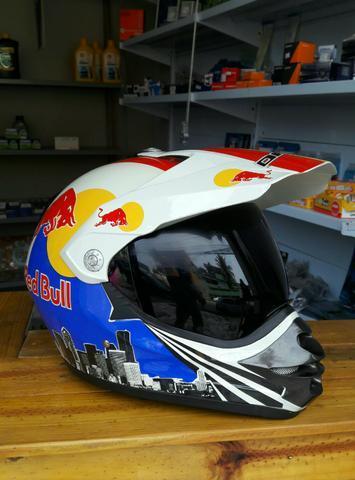 Capacete Helmet Red Bull