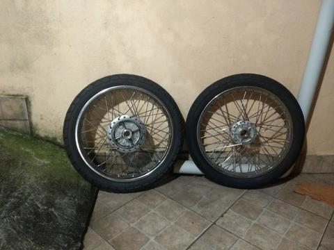 Roda raiadq para fan 150