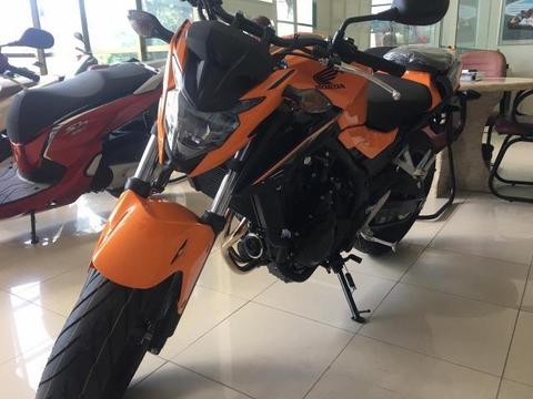 Honda Naked CB 500F - Laranja com 100% do Emplacamento Grátis! - 2019