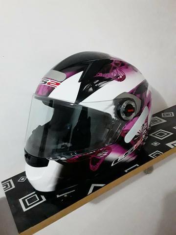 Capacete ls2 feminino novo