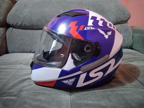 Capacete ls2 podiun semi novo
