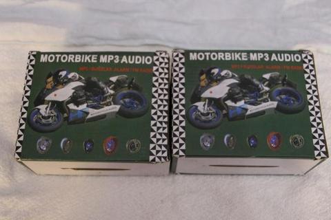 Caixa De Som Mp3 Usb Rádio Fm Cartão Segurança P Moto
