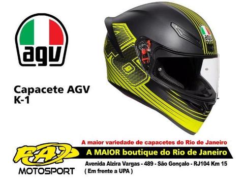 Capacete Moto AGV K-1 Edge 46 Frete Grátis