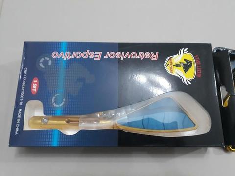 Retrovisor de moto e manetes da hornet