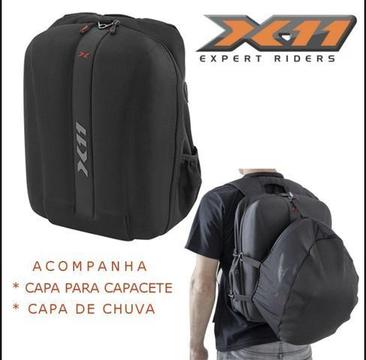 Mochila motociclista X11 hard case rígida notebook e lap top promoção entrega oferta