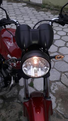 Kit pisca de led fumê honda cg