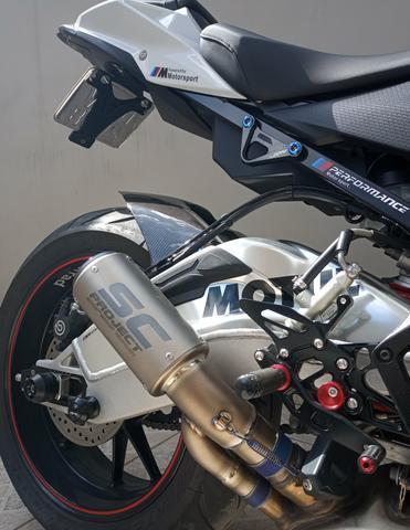 Ponteira escape SC project CRT Titanium original s1000rr