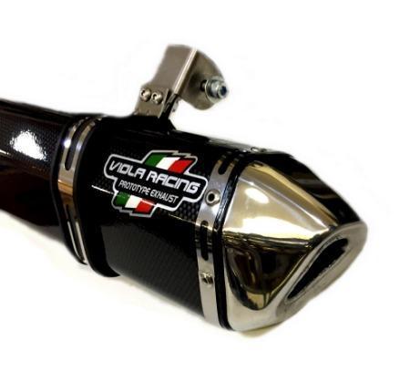 Escapamento Full Carbon Esportivo Viola Racing - Foutrax 420CC (2008 - 2013)