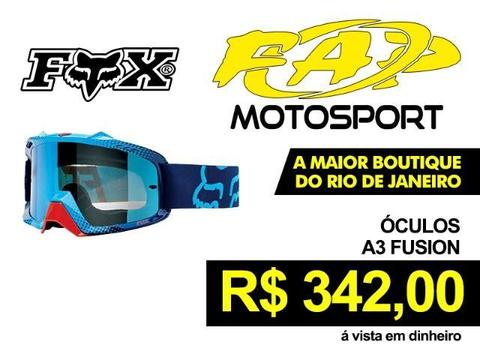 Óculos Fox A3 Fusion Azul / Fap Motosport