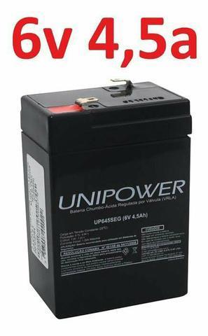 Bateria selada 6V 4,5 Ah marca: unipower