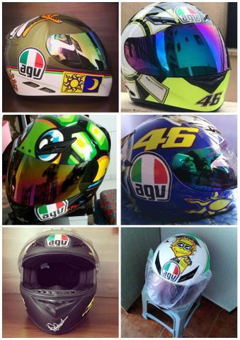 Capacetes AGV K-3 Vários modelos-Motoboy em toda região