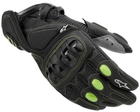 Luva Alpinestars M1 Monster Glove Black/Green