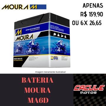 Bateria Moura MA6D Twister Cb 300 Fazer Caculé Motos