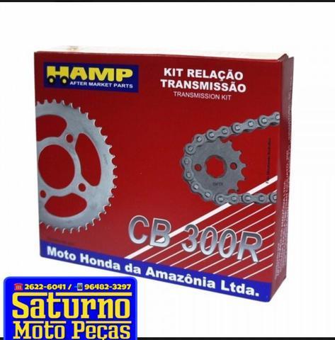 Kit relação HONDA original Hamp cb300 com retentor promoção