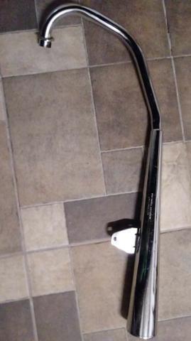 Escapamento Gemoto Tava na Start e FAN 160 - retirada e mãos, não faço envios